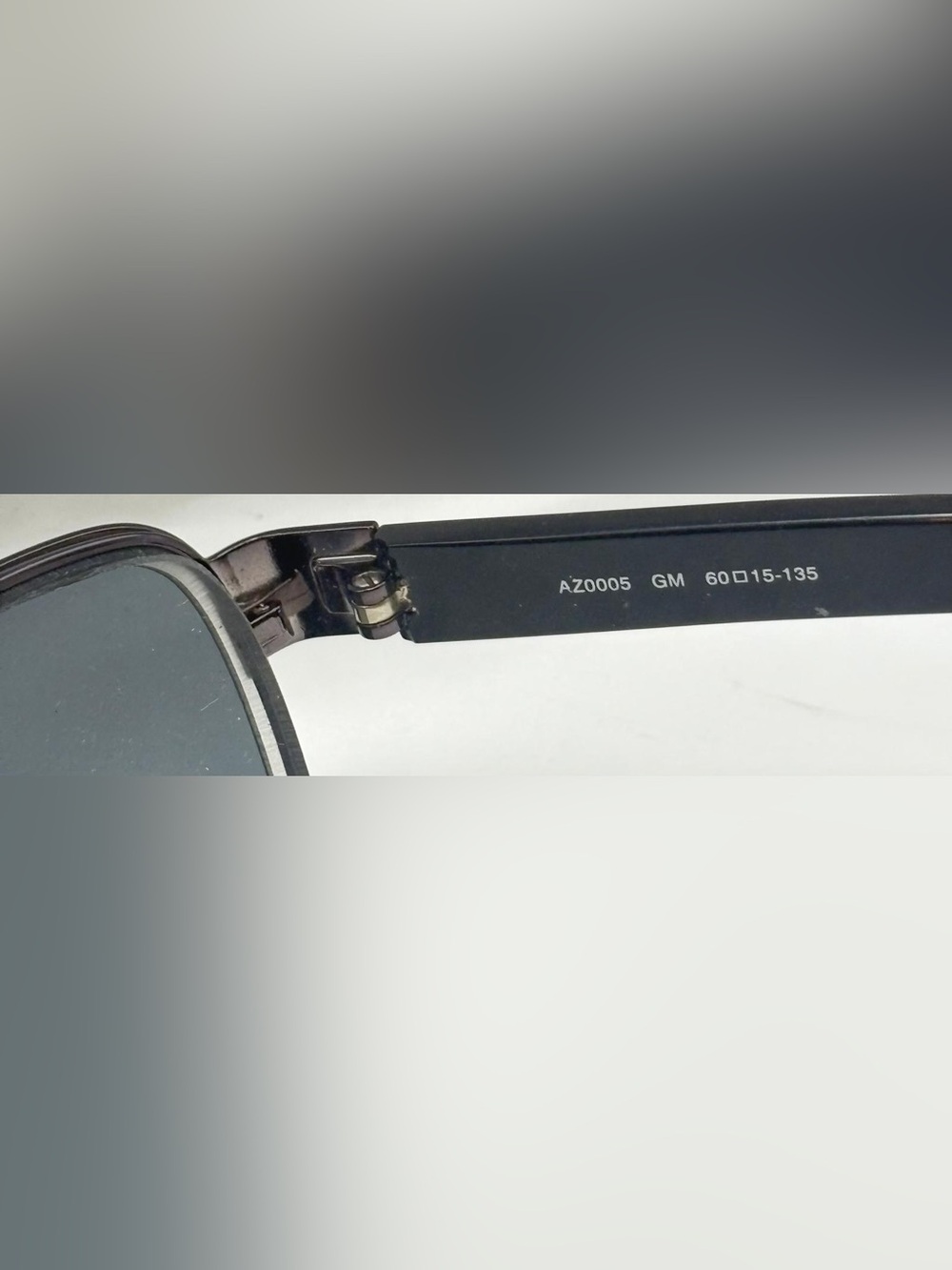 Aztec Collection AZ0005 Gunmetal Pilot Sunglasses Frames Only - Picture 7 of 8